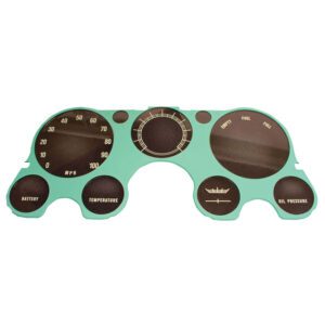 1967-72 Dash Bezel Instrument Cluster Lens For Gauge Dash without Tachometer