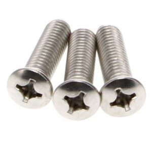 1947-70 Stainless Steel Exterior Mirror Arm Screw Set 3pc