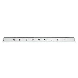 1964-66 Chevrolet Glove Box Emblem Chrome GM Restoration Part