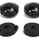 1954-55 Chevy Radio Knob Set Black