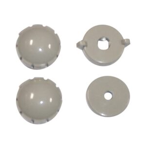 1954-55 GMC Radio Knob Set Gray