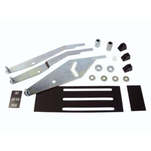 1967-68 Heater Control Lever Non-AC Rebuild Kit Black Face