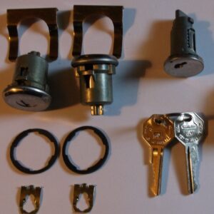 1967-68 Ignition-Door-Glove Box Lock Cylinders