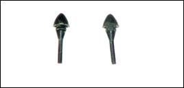 1947-91 Glove Box Door Bumpers Pair
