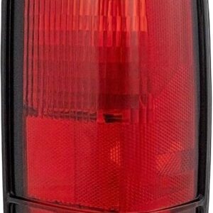 1982-93 S10 Pickup & Blazer Taillight Lens W/Black Trim