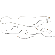 89-93 S10 Ext Cab SB or Std Cab LB SS Brake Line Set
