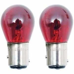 Red 1157 Tail Light Bulbs Pair
