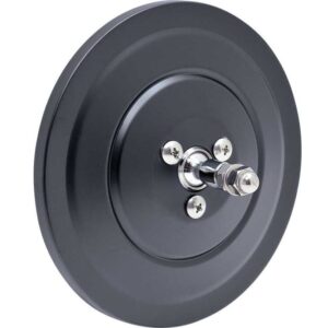 1947-70 Exterior Mirror Head Round Painted Ribbed