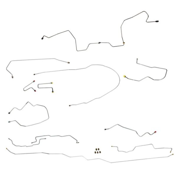 Line Set Parts 1995-1999 Chevrolet/GMC Yukon, Tahoe, Denali 4wd Stainless Steel Brake ...